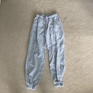 brandy melville john galt light blue joggers
